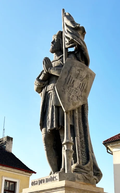 Charles Bridge, Statue of St. Wenceslas