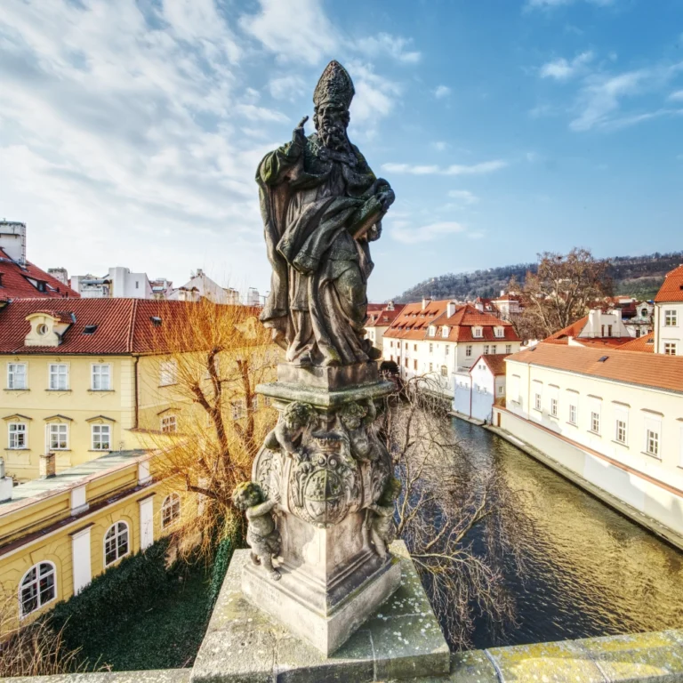 Adalbert of Prague over the Devil's Canal